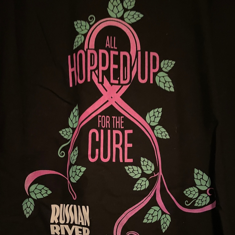 Russian River Brewery, All Hopped up for the Cure Button down men’s shirt